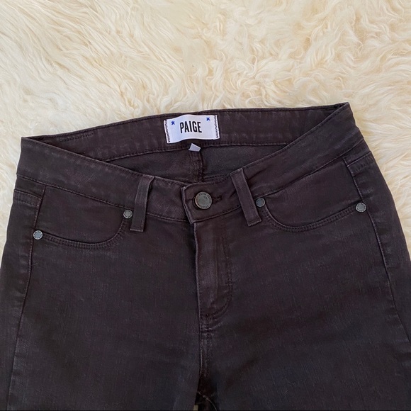Paige Verdugo Ultra Skinny Size 27 Dark Grey Jeans - Picture 2 of 7